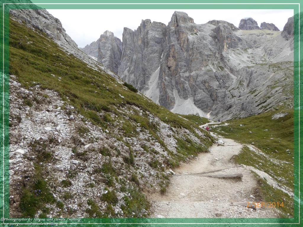 Philosophische Bildwanderung Drei Zinnen Hütte -Rifugio Antonio Locatelli - Sexten - Dolomitien