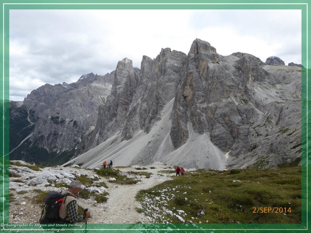 Philosophische Bildwanderung Drei Zinnen Hütte -Rifugio Antonio Locatelli - Sexten - Dolomitien