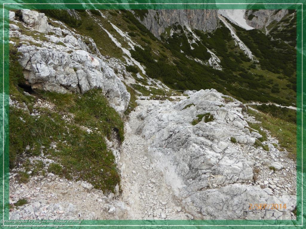 Philosophische Bildwanderung Drei Zinnen Hütte -Rifugio Antonio Locatelli - Sexten - Dolomitien