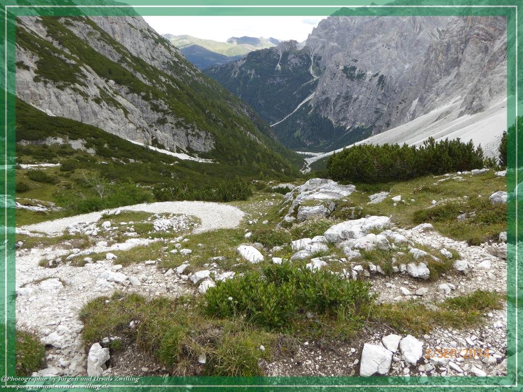 Philosophische Bildwanderung Drei Zinnen Hütte -Rifugio Antonio Locatelli - Sexten - Dolomitien