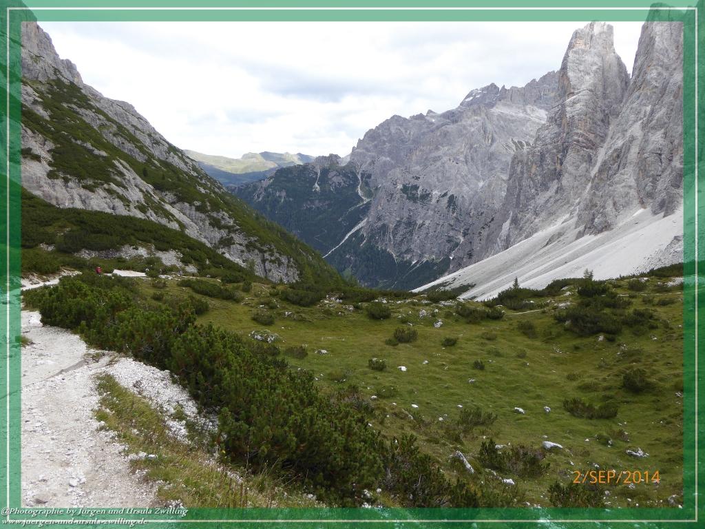 Philosophische Bildwanderung Drei Zinnen Hütte -Rifugio Antonio Locatelli - Sexten - Dolomitien