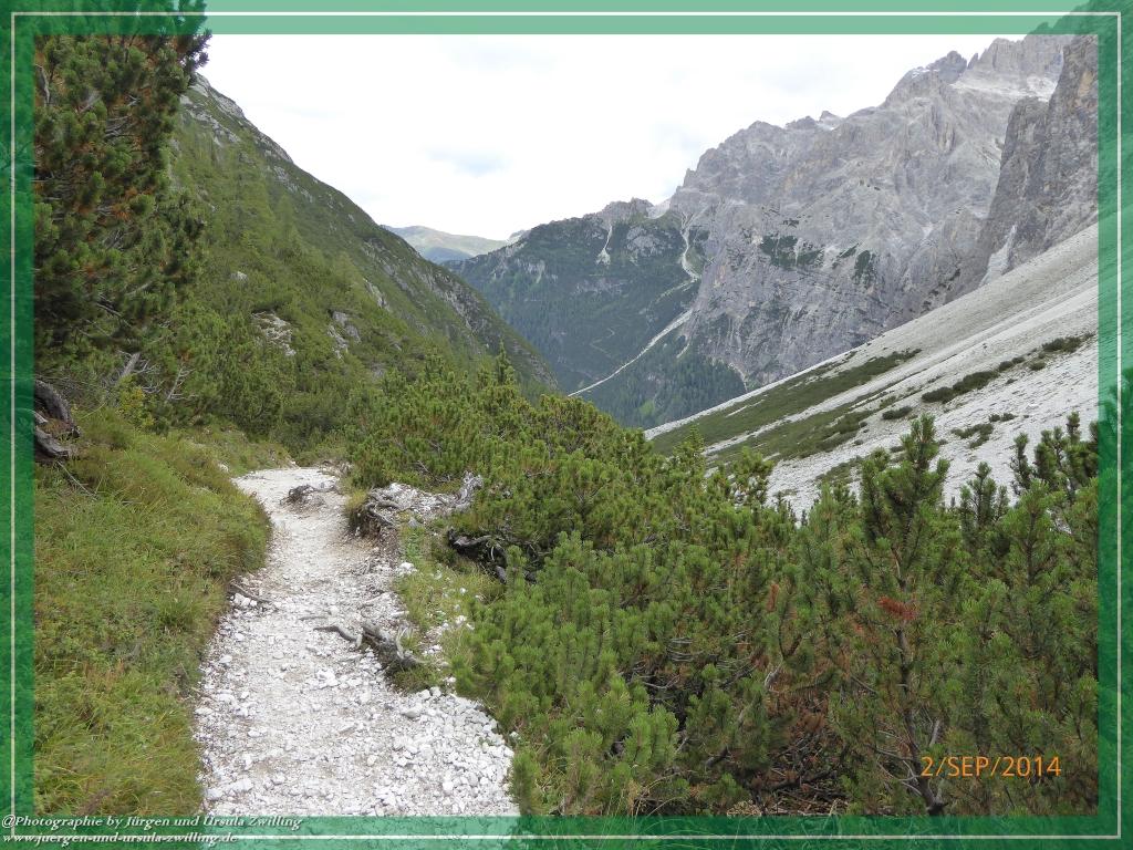Philosophische Bildwanderung Drei Zinnen Hütte -Rifugio Antonio Locatelli - Sexten - Dolomitien