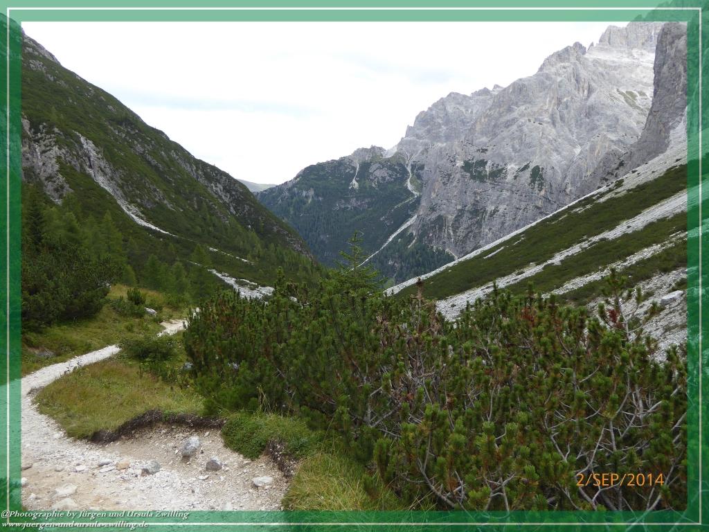Philosophische Bildwanderung Drei Zinnen Hütte -Rifugio Antonio Locatelli - Sexten - Dolomitien