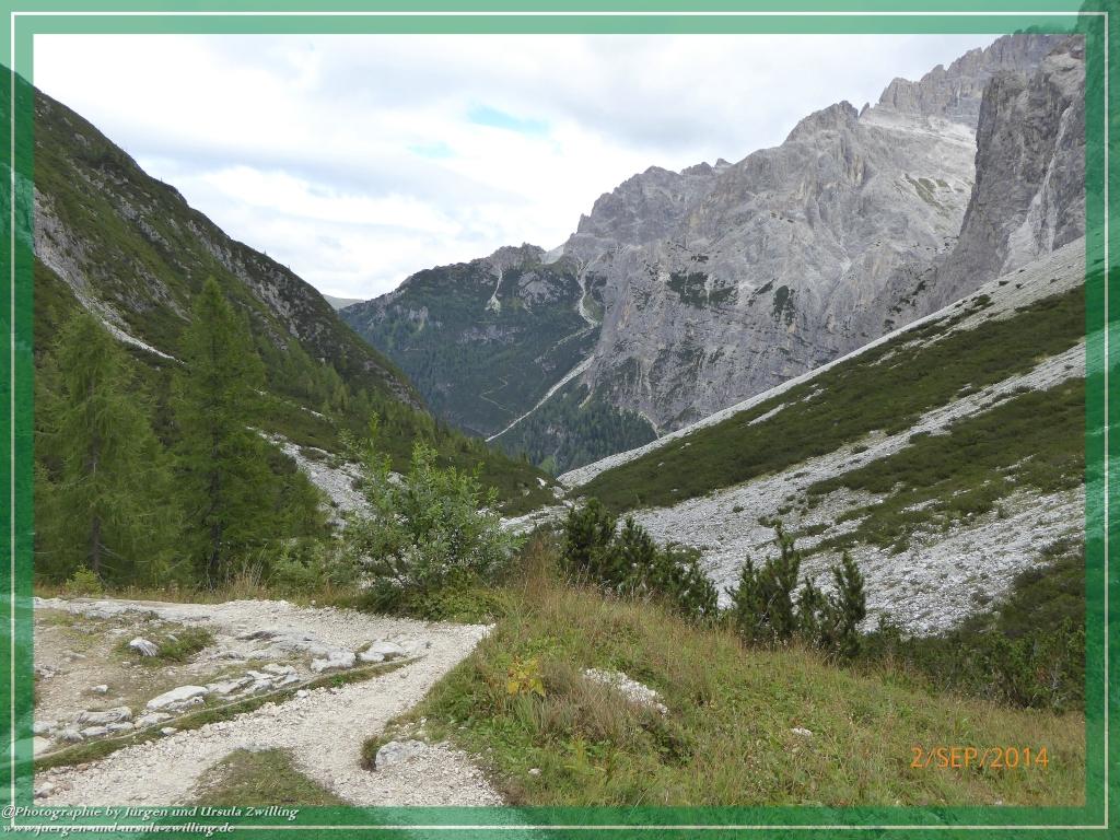 Philosophische Bildwanderung Drei Zinnen Hütte -Rifugio Antonio Locatelli - Sexten - Dolomitien