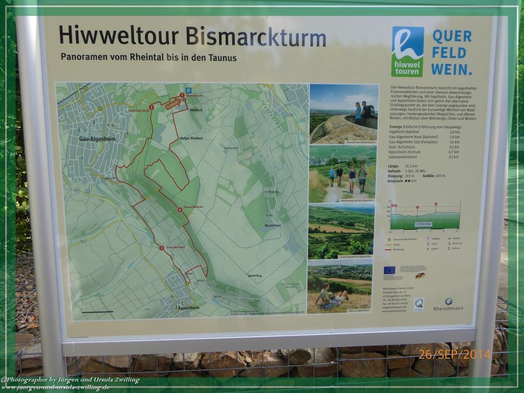 Philosophische Bildwanderung Hiwweltour-Bismarckturm