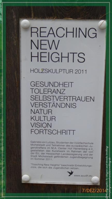 Philosophische Bildwanderung Panoramaweg Erbach - Michelstadt - Grafenschloss,Fachwerk und Panorama - Odenwald