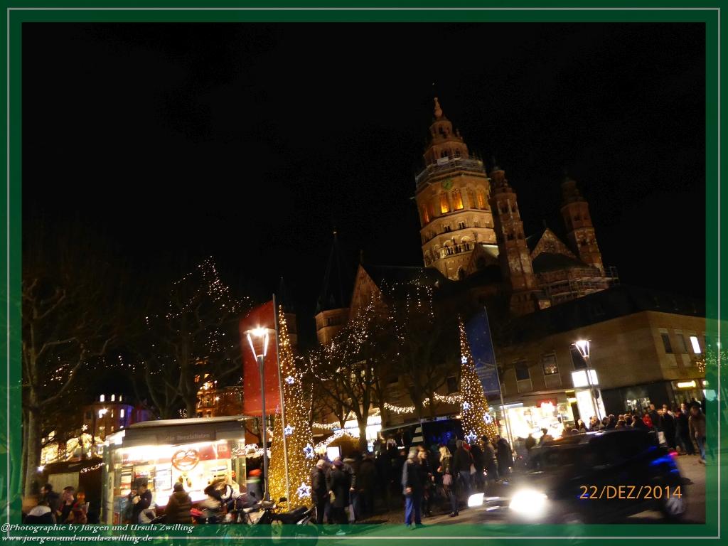 Weihnachtsmarkt im Mainz 2014 am Dom