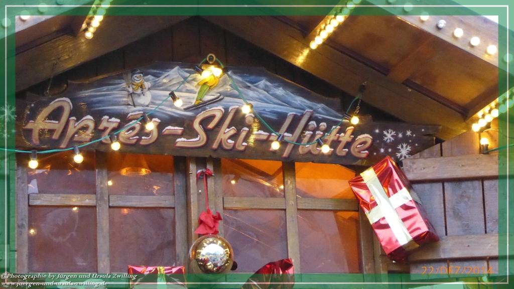 Weihnachtsmarkt im Mainz 2014 am Hauptbahnhof