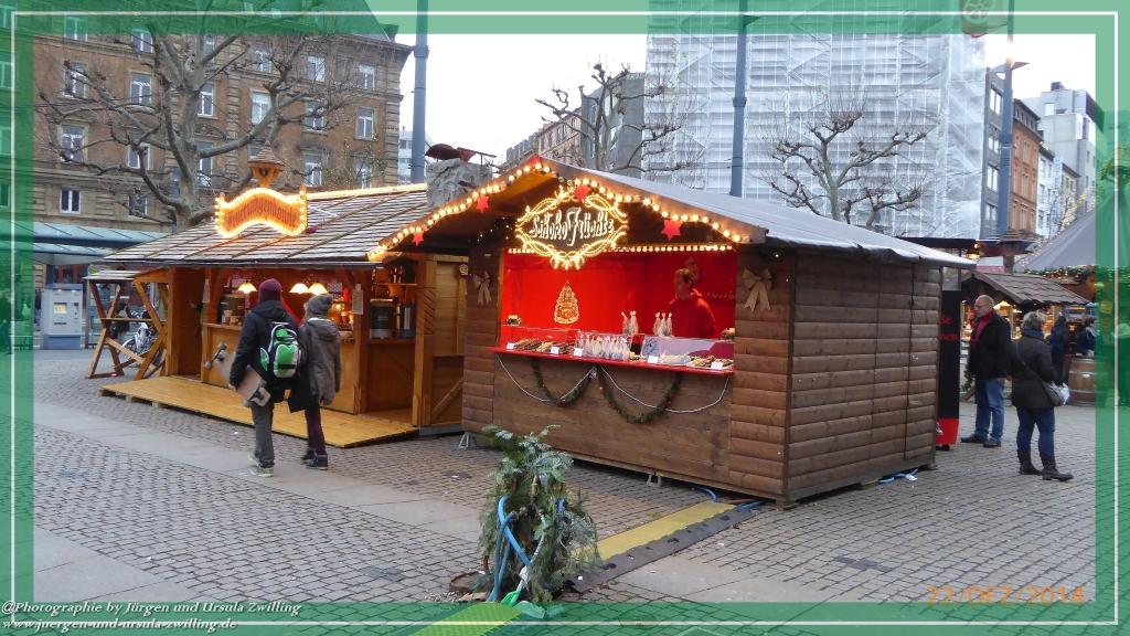 Weihnachtsmarkt im Mainz 2014 am Hauptbahnhof