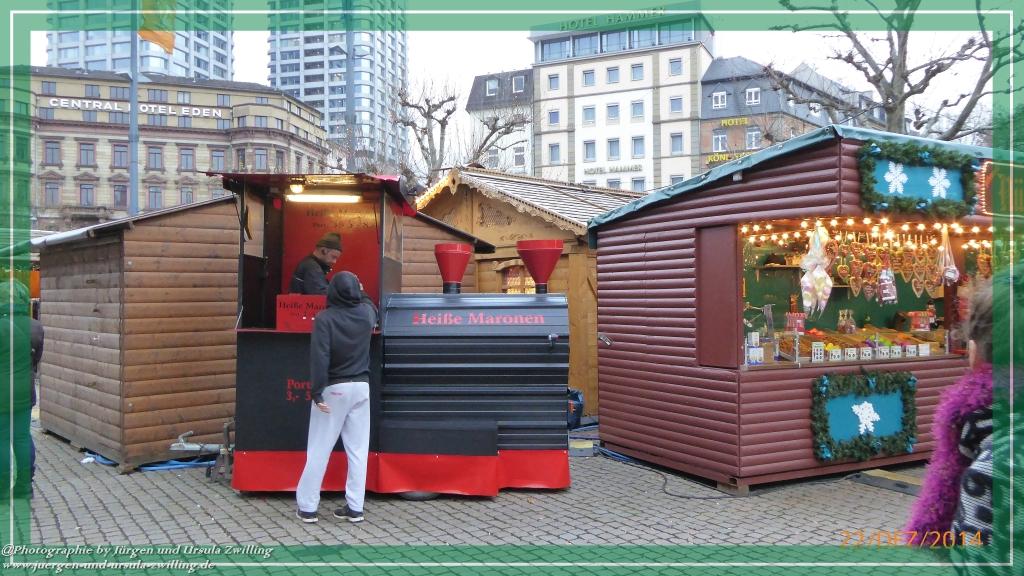 Weihnachtsmarkt im Mainz 2014 am Hauptbahnhof