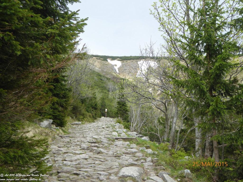 Philosophische Bildwanderung Karpacz - Kocioł Łomniczki - Śnieżka - Karkonosze - Krakonoše - Polen - Tschechien(Krummhübel - Melzergrund - Schneekoppe Riesengebirge)