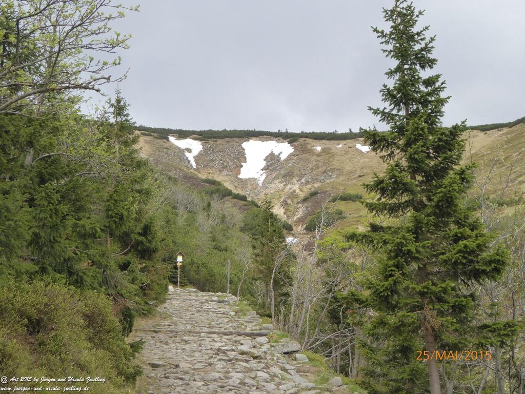 Philosophische Bildwanderung Karpacz - Kocioł Łomniczki - Śnieżka - Karkonosze - Krakonoše - Polen - Tschechien(Krummhübel - Melzergrund - Schneekoppe Riesengebirge)