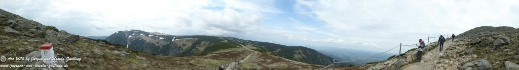 Philosophische Bildwanderung Karpacz - Kocioł Łomniczki - Śnieżka - Karkonosze - Krakonoše - Polen - Tschechien(Krummhübel - Melzergrund - Schneekoppe Riesengebirge)