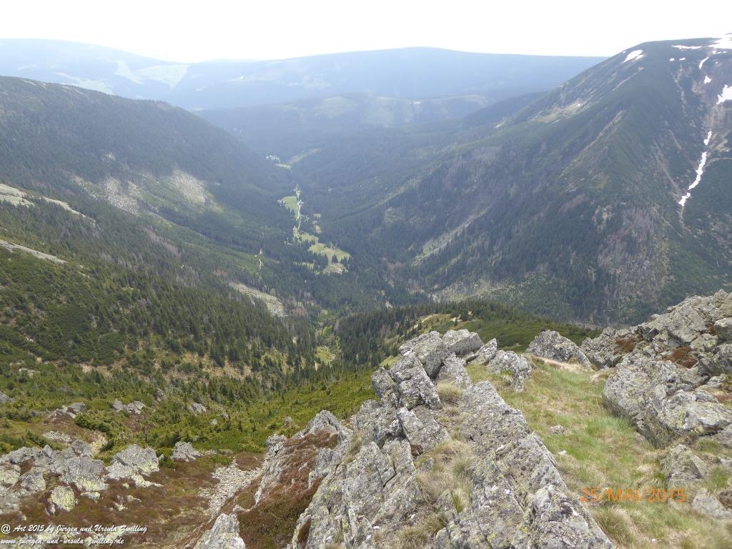 Philosophische Bildwanderung Karpacz - Kocioł Łomniczki - Śnieżka - Karkonosze - Krakonoše - Polen - Tschechien(Krummhübel - Melzergrund - Schneekoppe Riesengebirge)