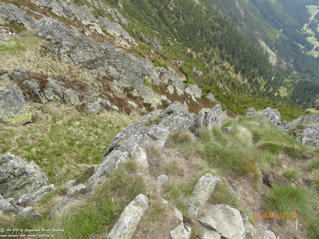 Philosophische Bildwanderung Karpacz - Kocioł Łomniczki - Śnieżka - Karkonosze - Krakonoše - Polen - Tschechien(Krummhübel - Melzergrund - Schneekoppe Riesengebirge)