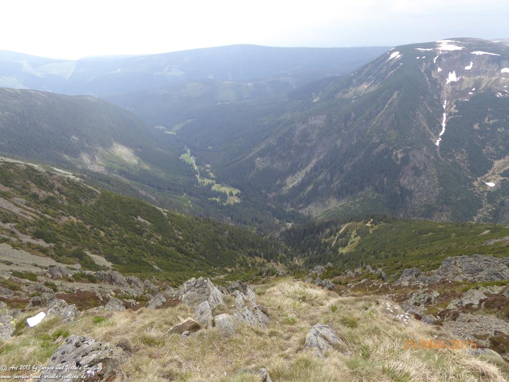Philosophische Bildwanderung Karpacz - Kocioł Łomniczki - Śnieżka - Karkonosze - Krakonoše - Polen - Tschechien(Krummhübel - Melzergrund - Schneekoppe Riesengebirge)