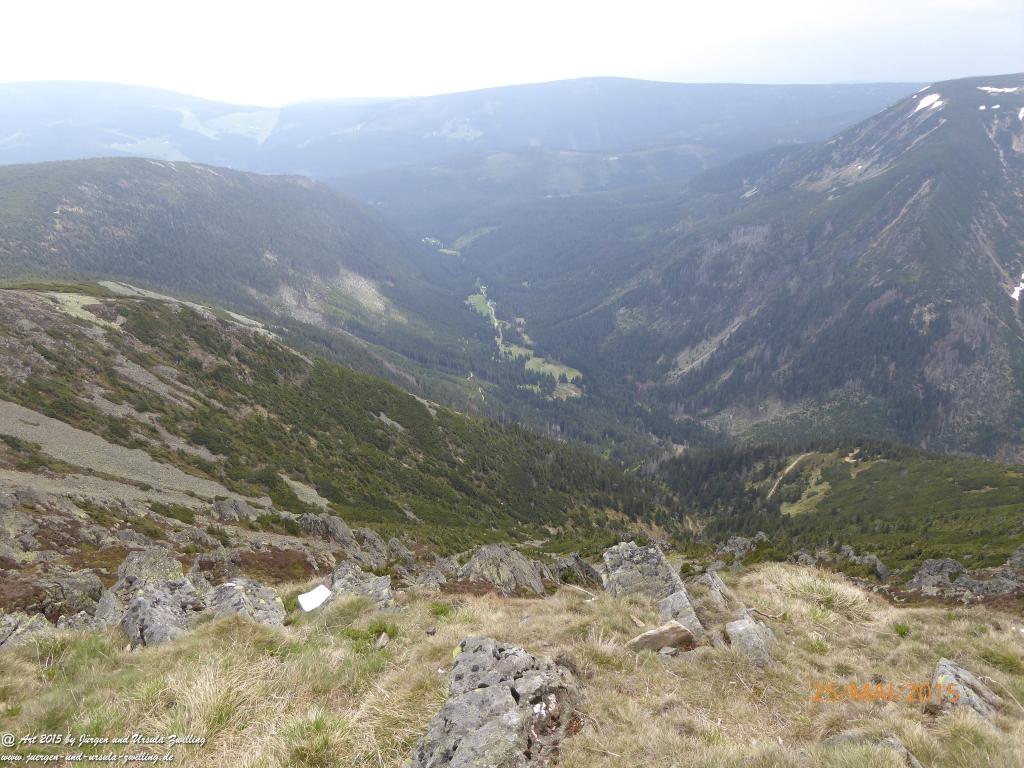 Philosophische Bildwanderung Karpacz - Kocioł Łomniczki - Śnieżka - Karkonosze - Krakonoše - Polen - Tschechien(Krummhübel - Melzergrund - Schneekoppe Riesengebirge)