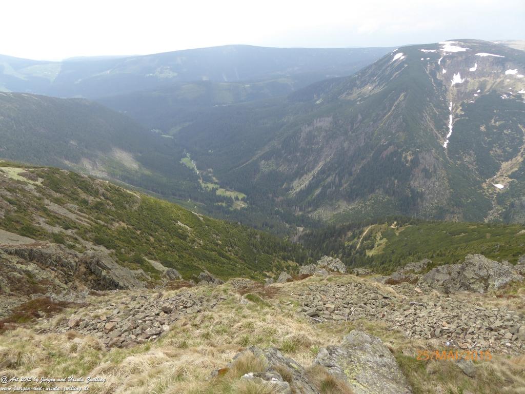 Philosophische Bildwanderung Karpacz - Kocioł Łomniczki - Śnieżka - Karkonosze - Krakonoše - Polen - Tschechien(Krummhübel - Melzergrund - Schneekoppe Riesengebirge)