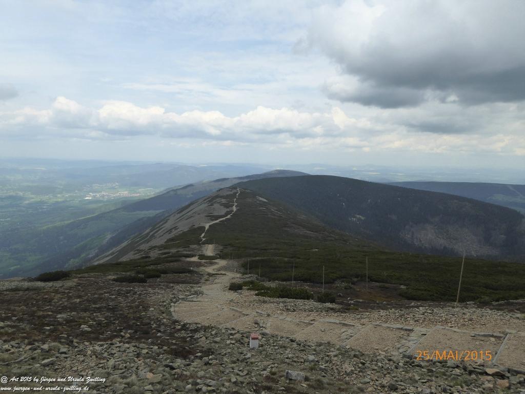 Philosophische Bildwanderung Karpacz - Kocioł Łomniczki - Śnieżka - Karkonosze - Krakonoše - Polen - Tschechien(Krummhübel - Melzergrund - Schneekoppe Riesengebirge)