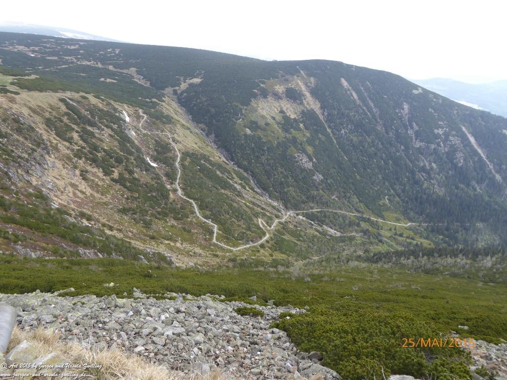 Philosophische Bildwanderung Karpacz - Kocioł Łomniczki - Śnieżka - Karkonosze - Krakonoše - Polen - Tschechien(Krummhübel - Melzergrund - Schneekoppe Riesengebirge)
