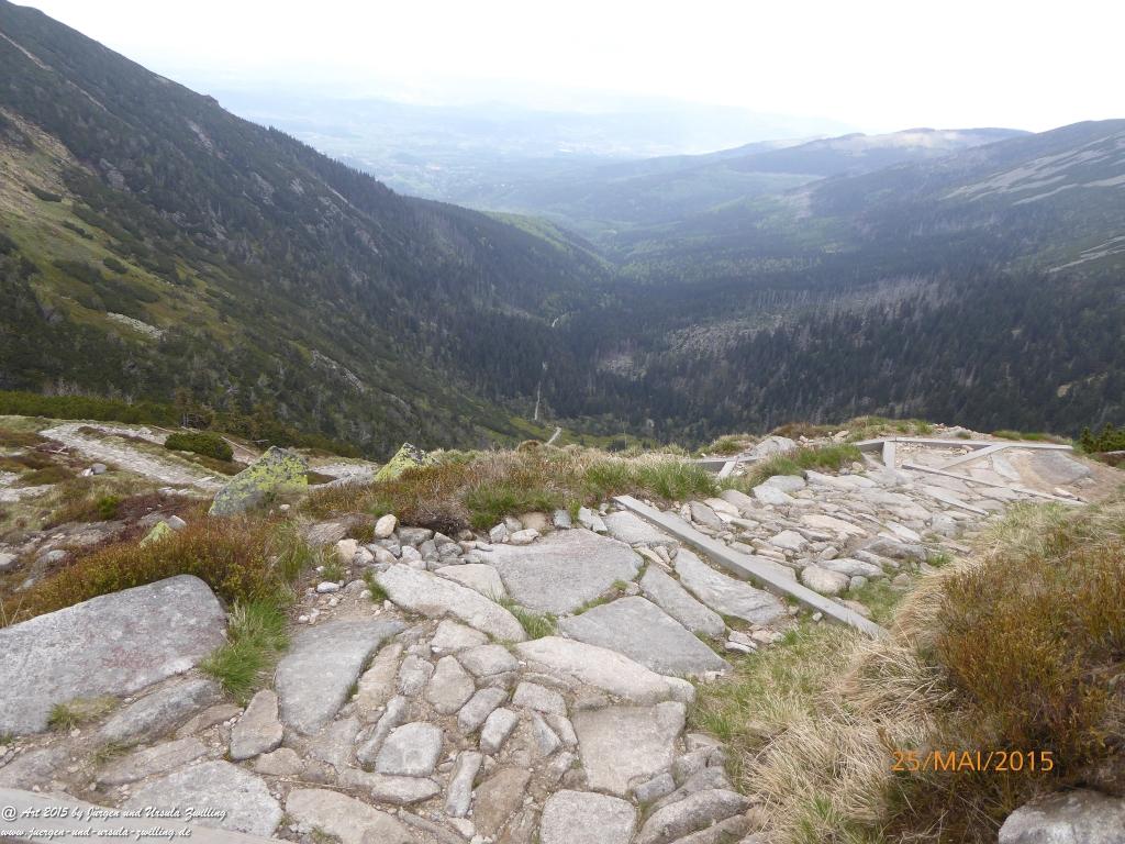 Philosophische Bildwanderung Karpacz - Kocioł Łomniczki - Śnieżka - Karkonosze - Krakonoše - Polen - Tschechien(Krummhübel - Melzergrund - Schneekoppe Riesengebirge)