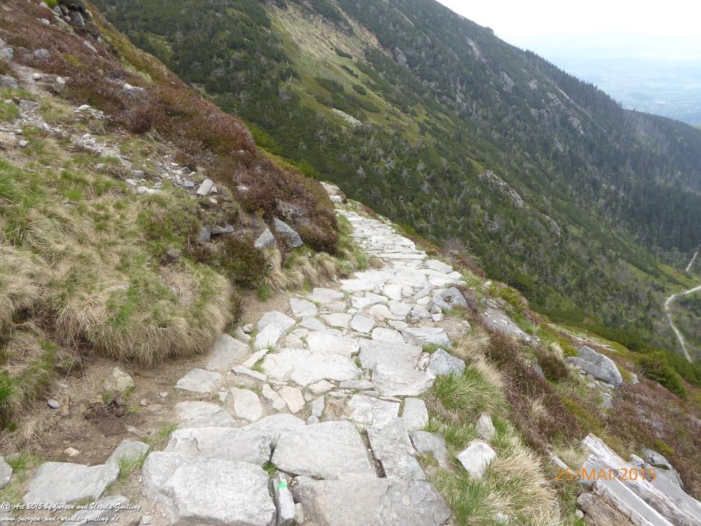 Philosophische Bildwanderung Karpacz - Kocioł Łomniczki - Śnieżka - Karkonosze - Krakonoše - Polen - Tschechien(Krummhübel - Melzergrund - Schneekoppe Riesengebirge)
