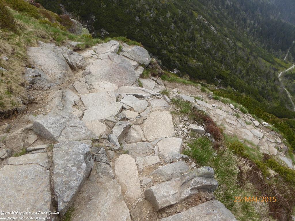 Philosophische Bildwanderung Karpacz - Kocioł Łomniczki - Śnieżka - Karkonosze - Krakonoše - Polen - Tschechien(Krummhübel - Melzergrund - Schneekoppe Riesengebirge)