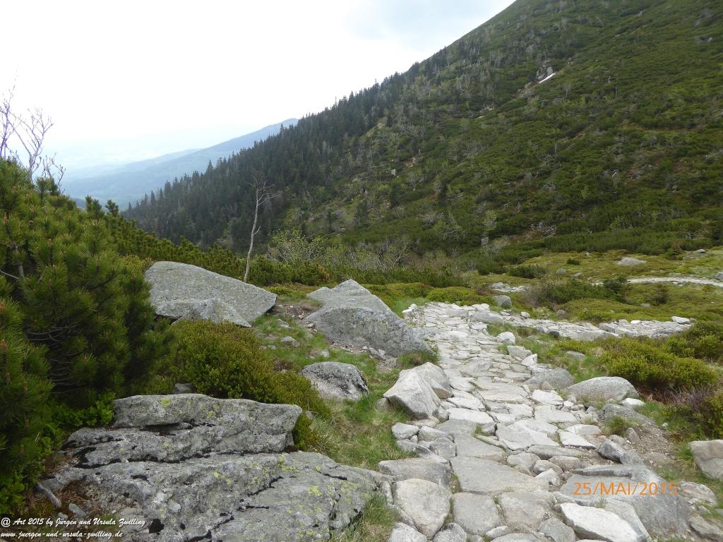 Philosophische Bildwanderung Karpacz - Kocioł Łomniczki - Śnieżka - Karkonosze - Krakonoše - Polen - Tschechien(Krummhübel - Melzergrund - Schneekoppe Riesengebirge)