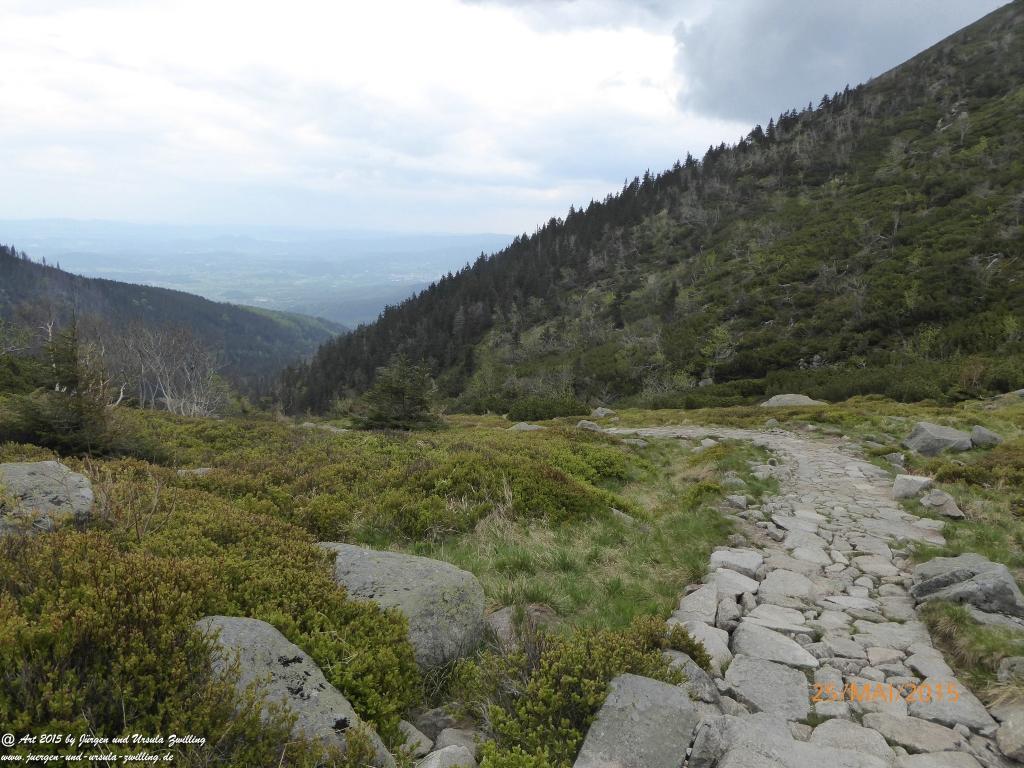 Philosophische Bildwanderung Karpacz - Kocioł Łomniczki - Śnieżka - Karkonosze - Krakonoše - Polen - Tschechien(Krummhübel - Melzergrund - Schneekoppe Riesengebirge)