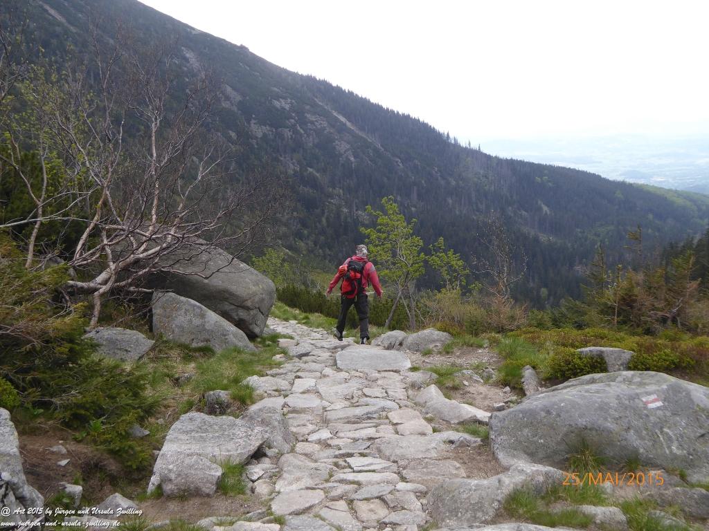 Philosophische Bildwanderung Karpacz - Kocioł Łomniczki - Śnieżka - Karkonosze - Krakonoše - Polen - Tschechien(Krummhübel - Melzergrund - Schneekoppe Riesengebirge)