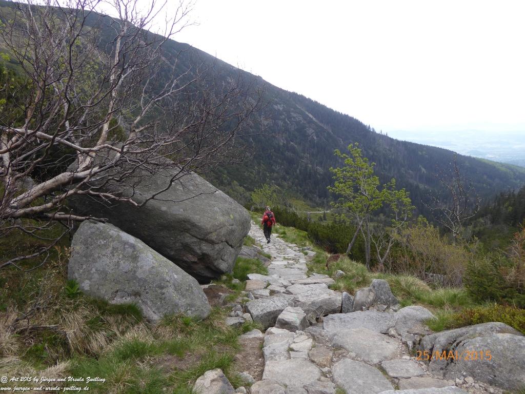 Philosophische Bildwanderung Karpacz - Kocioł Łomniczki - Śnieżka - Karkonosze - Krakonoše - Polen - Tschechien(Krummhübel - Melzergrund - Schneekoppe Riesengebirge)