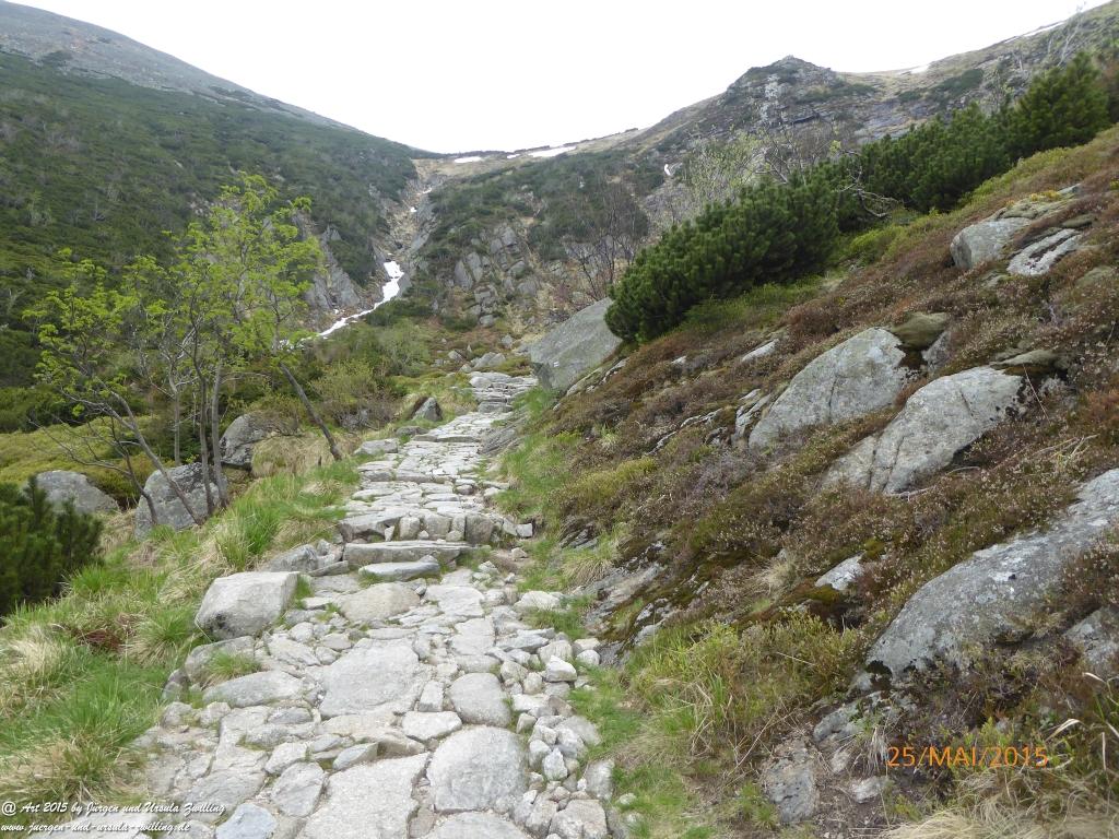 Philosophische Bildwanderung Karpacz - Kocioł Łomniczki - Śnieżka - Karkonosze - Krakonoše - Polen - Tschechien(Krummhübel - Melzergrund - Schneekoppe Riesengebirge)