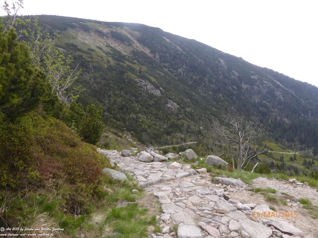 Philosophische Bildwanderung Karpacz - Kocioł Łomniczki - Śnieżka - Karkonosze - Krakonoše - Polen - Tschechien(Krummhübel - Melzergrund - Schneekoppe Riesengebirge)