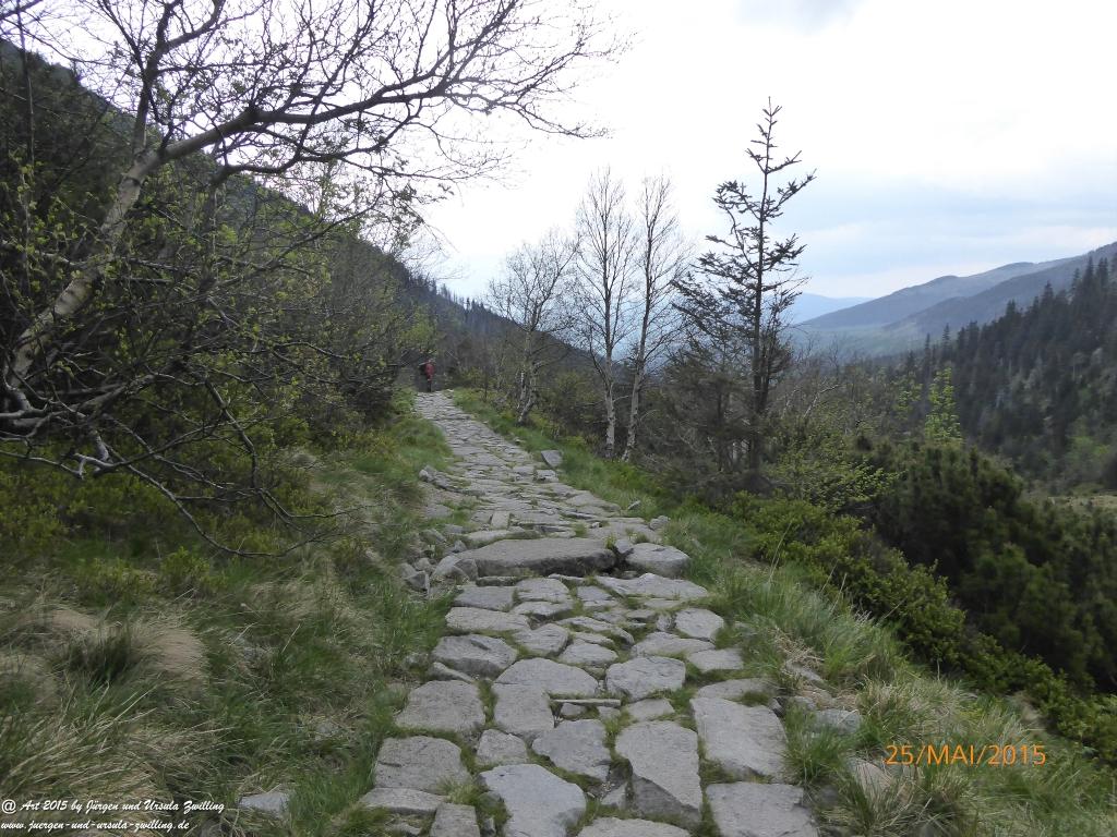 Philosophische Bildwanderung Karpacz - Kocioł Łomniczki - Śnieżka - Karkonosze - Krakonoše - Polen - Tschechien(Krummhübel - Melzergrund - Schneekoppe Riesengebirge)