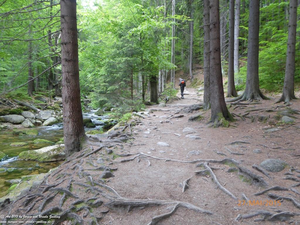 Philosophische Bildwanderung - Szklarska Poreba - Wodospad Szklarki - Hala pod Łabskim Szczytem - Polen - Tschechien(Schreiberhau -Kochelfall -Alte Schlesische Baude - Karkonosze - Krakonoše -Riesengebirge