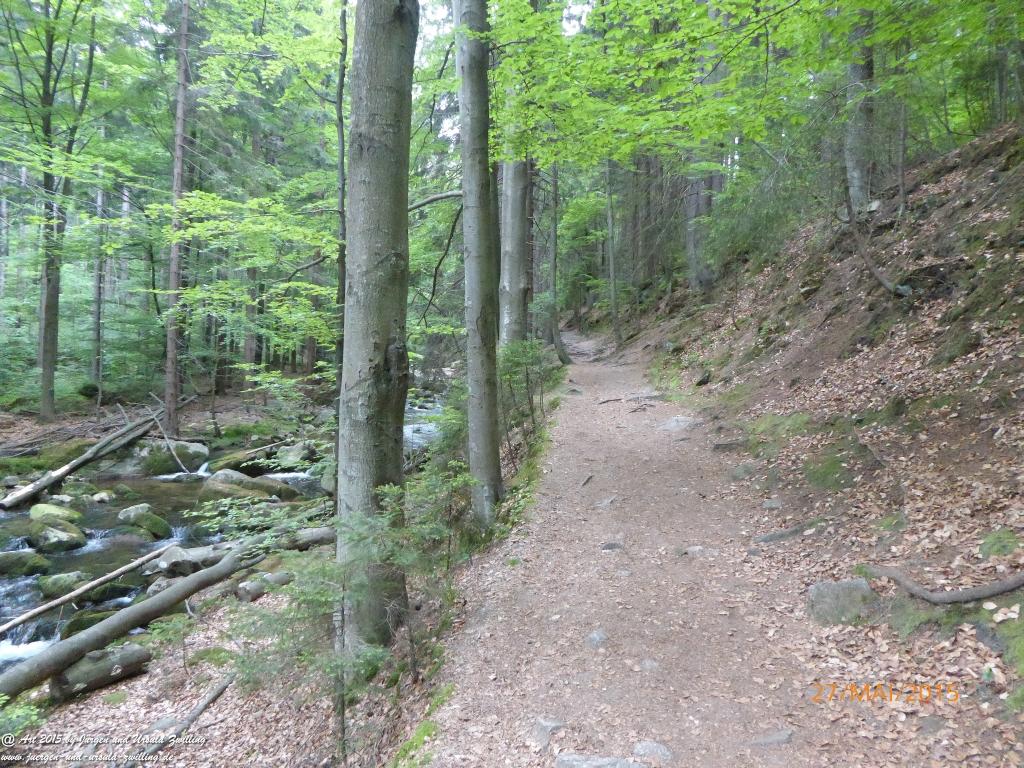 Philosophische Bildwanderung - Szklarska Poreba - Wodospad Szklarki - Hala pod Łabskim Szczytem - Polen - Tschechien(Schreiberhau -Kochelfall -Alte Schlesische Baude - Karkonosze - Krakonoše -Riesengebirge