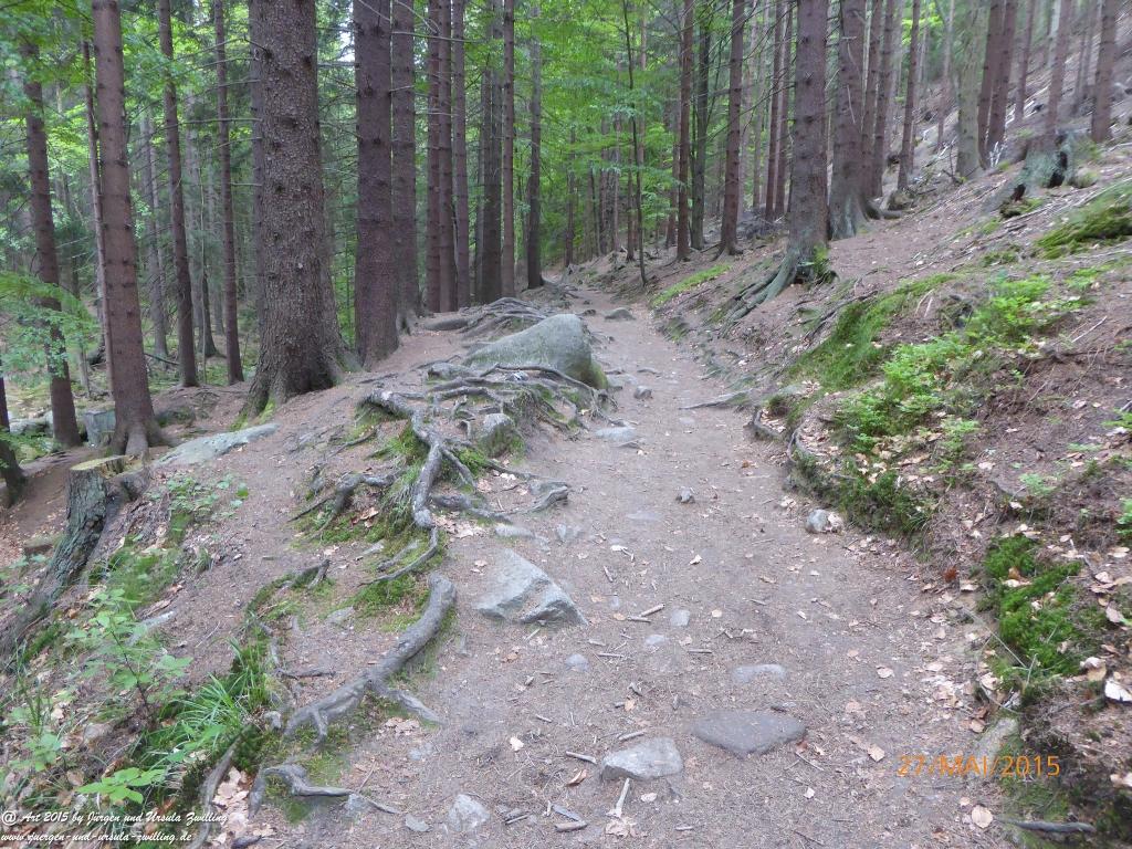 Philosophische Bildwanderung - Szklarska Poreba - Wodospad Szklarki - Hala pod Łabskim Szczytem - Polen - Tschechien(Schreiberhau -Kochelfall -Alte Schlesische Baude - Karkonosze - Krakonoše -Riesengebirge