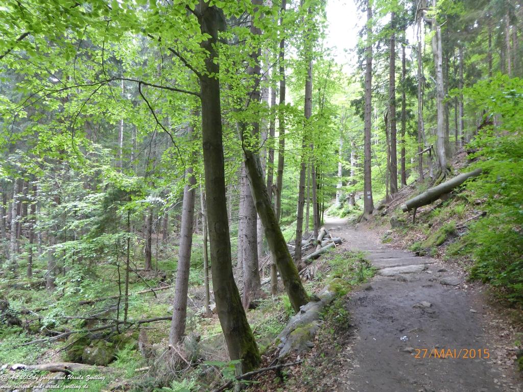 Philosophische Bildwanderung - Szklarska Poreba - Wodospad Szklarki - Hala pod Łabskim Szczytem - Polen - Tschechien(Schreiberhau -Kochelfall -Alte Schlesische Baude - Karkonosze - Krakonoše -Riesengebirge