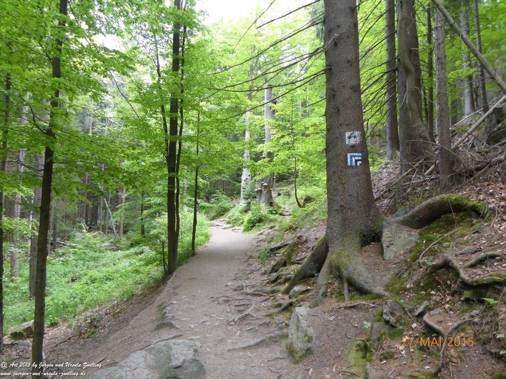 Philosophische Bildwanderung - Szklarska Poreba - Wodospad Szklarki - Hala pod Łabskim Szczytem - Polen - Tschechien(Schreiberhau -Kochelfall -Alte Schlesische Baude - Karkonosze - Krakonoše -Riesengebirge