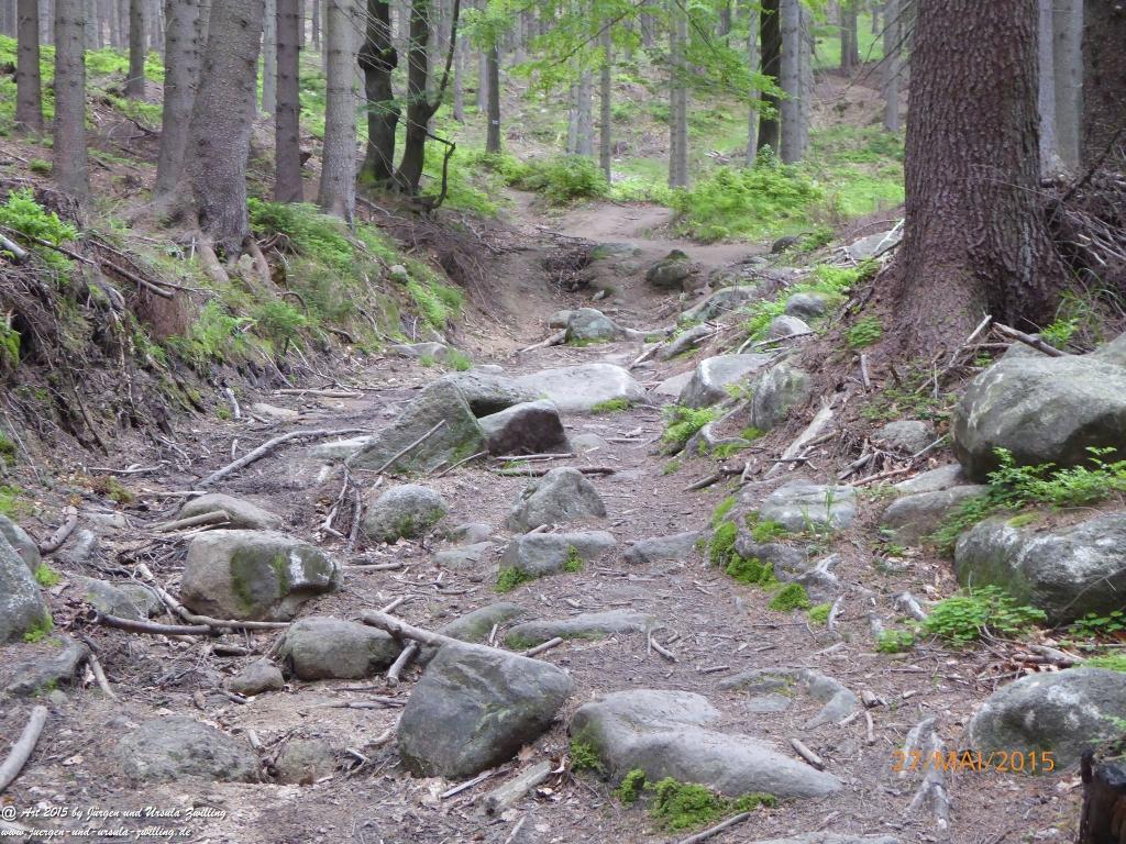 Philosophische Bildwanderung - Szklarska Poreba - Wodospad Szklarki - Hala pod Łabskim Szczytem - Polen - Tschechien(Schreiberhau -Kochelfall -Alte Schlesische Baude - Karkonosze - Krakonoše -Riesengebirge