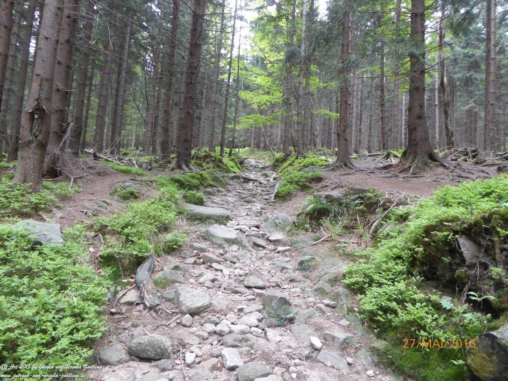 Philosophische Bildwanderung -  Szklarska Poreba - Wodospad Szklarki - Hala pod Łabskim Szczytem - Polen - Tschechien‬(Schreiberhau -Kochelfall -Alte Schlesische Baude - Karkonosze - Krakonoše -Riesengebirge