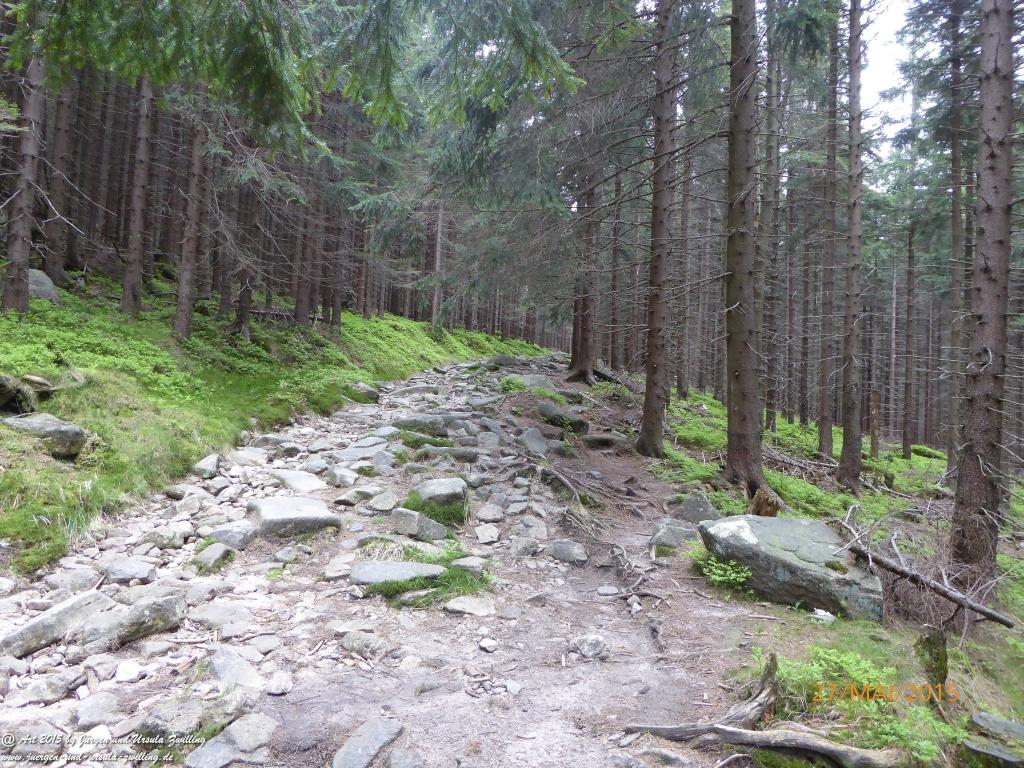 Philosophische Bildwanderung - Szklarska Poreba - Wodospad Szklarki - Hala pod Łabskim Szczytem - Polen - Tschechien(Schreiberhau -Kochelfall -Alte Schlesische Baude - Karkonosze - Krakonoše -Riesengebirge