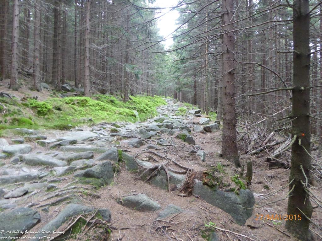 Philosophische Bildwanderung - Szklarska Poreba - Wodospad Szklarki - Hala pod Łabskim Szczytem - Polen - Tschechien(Schreiberhau -Kochelfall -Alte Schlesische Baude - Karkonosze - Krakonoše -Riesengebirge