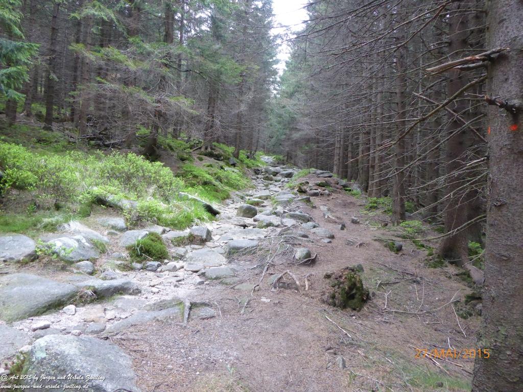 Philosophische Bildwanderung - Szklarska Poreba - Wodospad Szklarki - Hala pod Łabskim Szczytem - Polen - Tschechien(Schreiberhau -Kochelfall -Alte Schlesische Baude - Karkonosze - Krakonoše -Riesengebirge