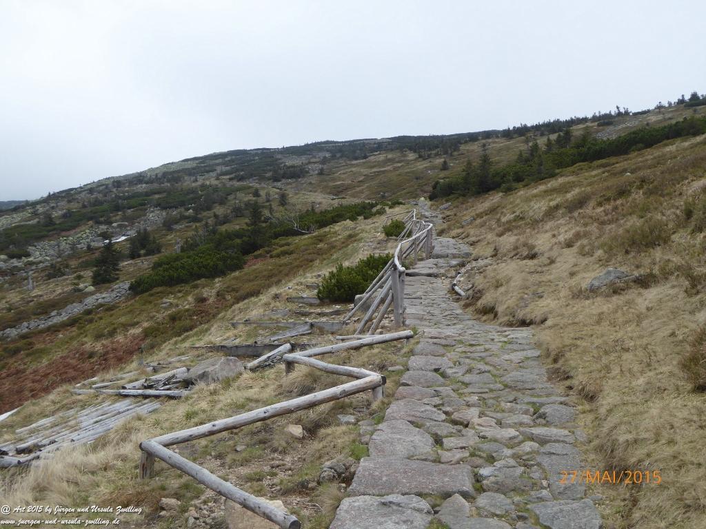 Philosophische Bildwanderung - Szklarska Poreba - Wodospad Szklarki - Hala pod Łabskim Szczytem - Polen - Tschechien(Schreiberhau -Kochelfall -Alte Schlesische Baude - Karkonosze - Krakonoše -Riesengebirge