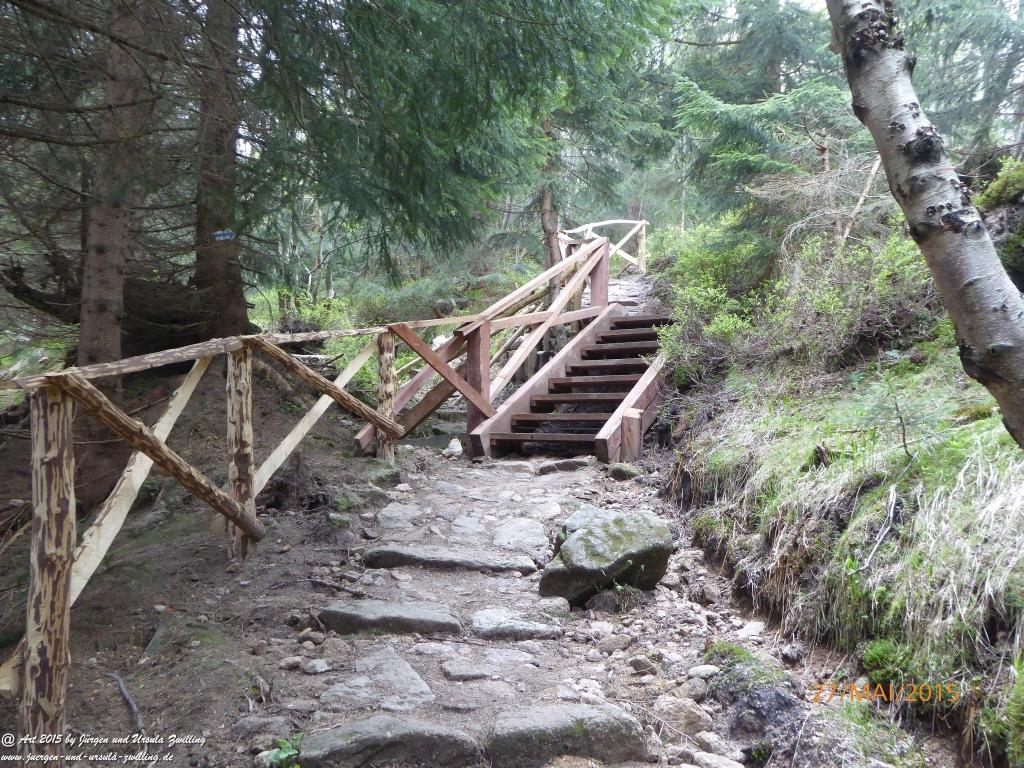 Philosophische Bildwanderung - Szklarska Poreba - Wodospad Szklarki - Hala pod Łabskim Szczytem - Polen - Tschechien(Schreiberhau -Kochelfall -Alte Schlesische Baude - Karkonosze - Krakonoše -Riesengebirge