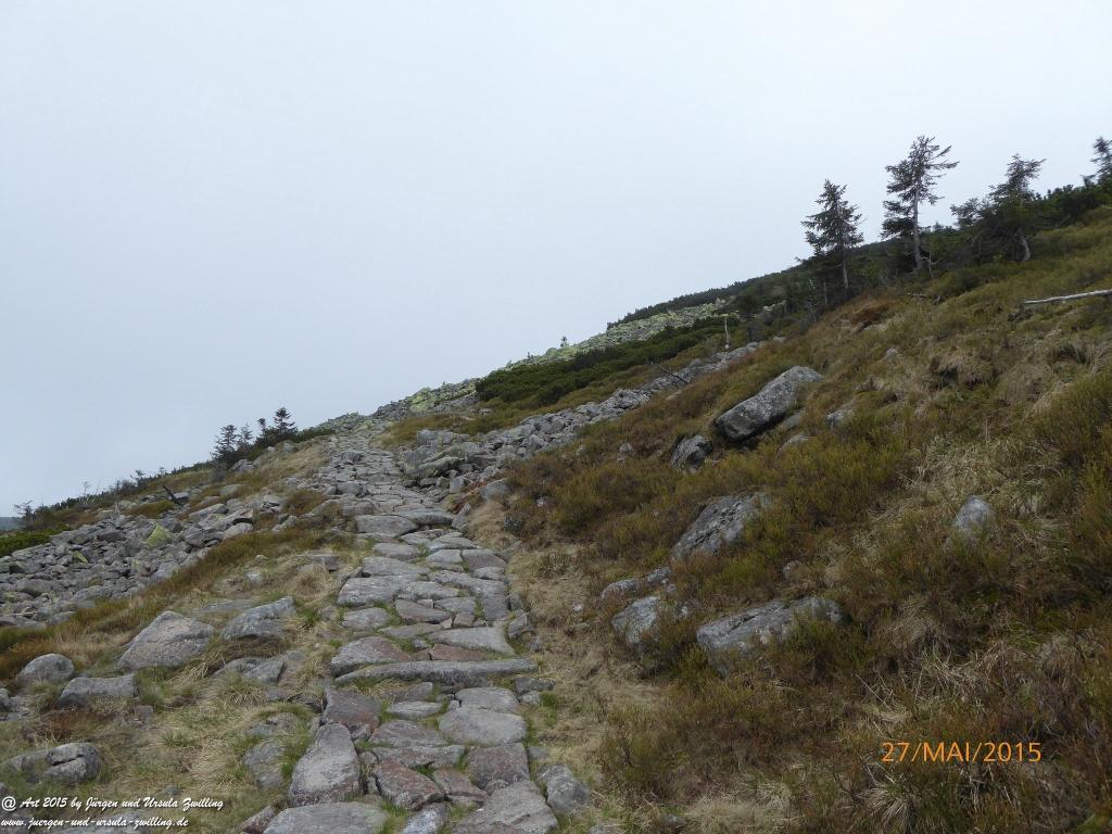 Philosophische Bildwanderung - Szklarska Poreba - Wodospad Szklarki - Hala pod Łabskim Szczytem - Polen - Tschechien(Schreiberhau -Kochelfall -Alte Schlesische Baude - Karkonosze - Krakonoše -Riesengebirge