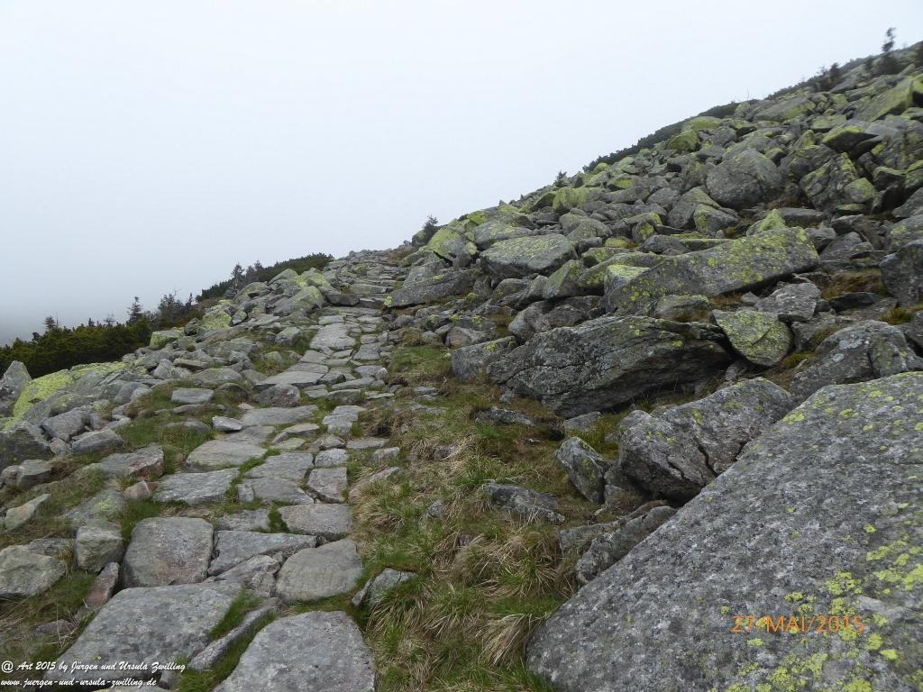 Philosophische Bildwanderung - Szklarska Poreba - Wodospad Szklarki - Hala pod Łabskim Szczytem - Polen - Tschechien(Schreiberhau -Kochelfall -Alte Schlesische Baude - Karkonosze - Krakonoše -Riesengebirge