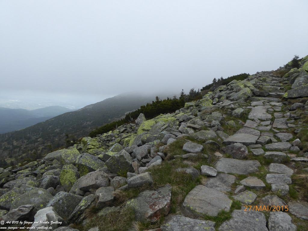 Philosophische Bildwanderung - Szklarska Poreba - Wodospad Szklarki - Hala pod Łabskim Szczytem - Polen - Tschechien(Schreiberhau -Kochelfall -Alte Schlesische Baude - Karkonosze - Krakonoše -Riesengebirge