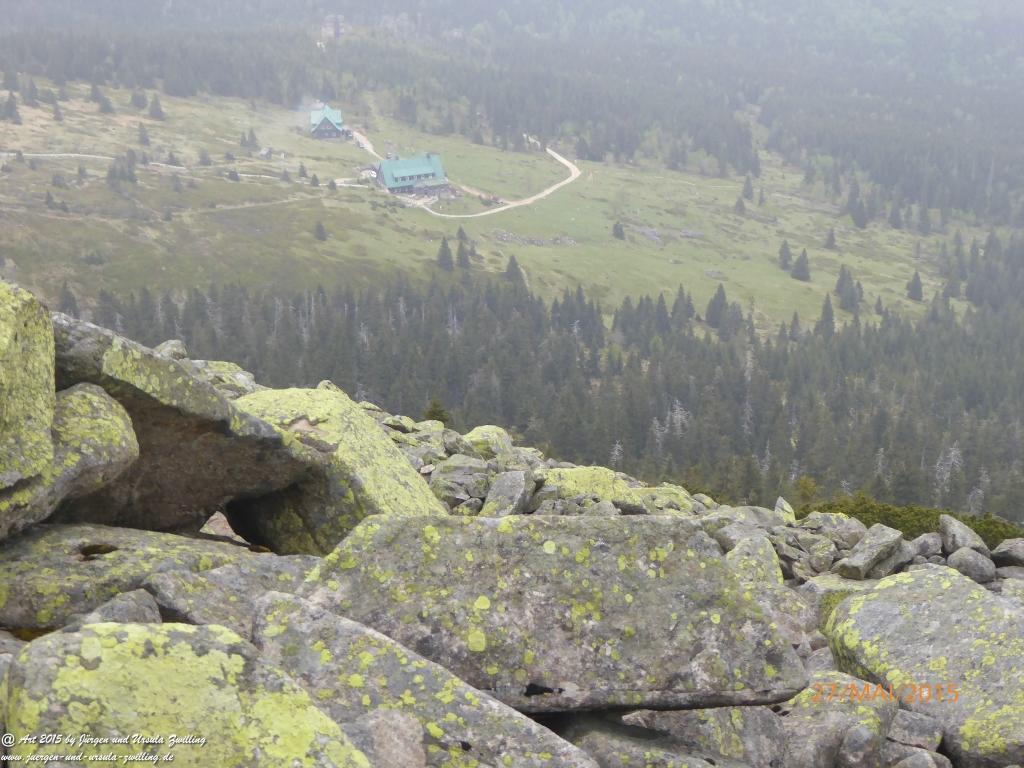 Philosophische Bildwanderung - Szklarska Poreba - Wodospad Szklarki - Hala pod Łabskim Szczytem - Polen - Tschechien(Schreiberhau -Kochelfall -Alte Schlesische Baude - Karkonosze - Krakonoše -Riesengebirge